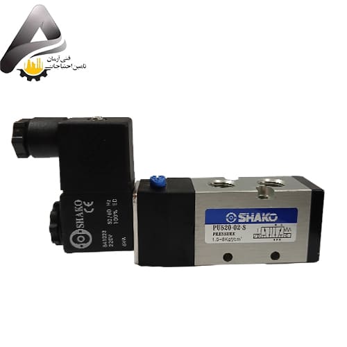 شير برقي 1/4*5/2 تک بوبين SHAKO